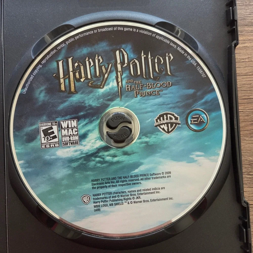 Harry Potter and the Half-Blood Prince PC Mac DVD-ROM EA Video Game 2009 EXCLNT